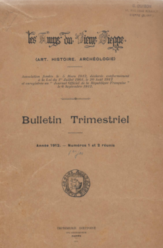 Bulletin des "Amys du Vieux Dieppe" n°I - année 1912