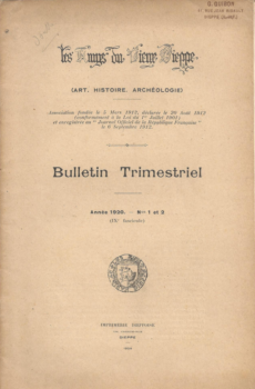 Bulletin des "Amys du Vieux Dieppe" n°IX - année 1920