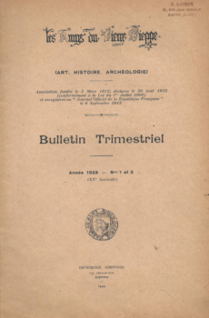 Bulletin des "Amys du Vieux Dieppe" n°XV - année 1923