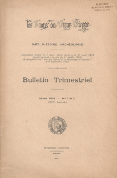 Bulletin des "Amys du Vieux Dieppe" n°XVII - année 1924