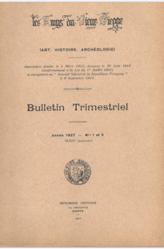 Bulletin des "Amys du Vieux Dieppe" n°XXIV - année 1927