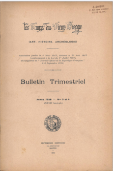 Bulletin des "Amys du Vieux Dieppe" n°XXVII - année 1928