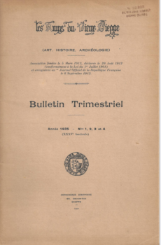 Bulletin des "Amys du Vieux Dieppe" n°XXXV - année 1935