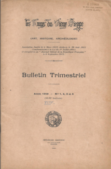 Bulletin des "Amys du Vieux Dieppe" n°XLIV - année 1940