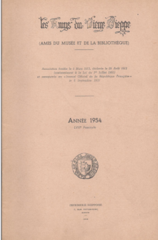 Bulletin des "Amys du Vieux Dieppe" n°LVIII - année 1954