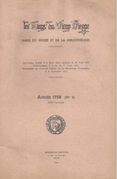 Bulletin des "Amys du Vieux Dieppe" n°LXIV - année 1958