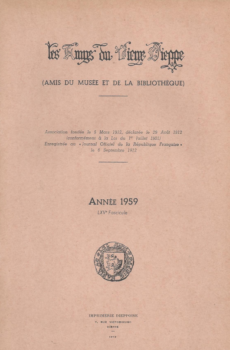 Bulletin des "Amys du Vieux Dieppe" n°LXV - année 1959