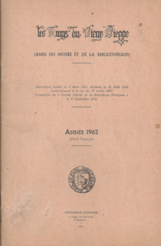 Bulletin des "Amys du Vieux Dieppe" n°LXVIII - année 1962