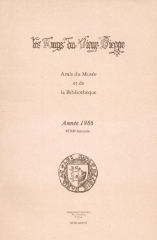 Bulletin des "Amys du Vieux Dieppe" n°XCIII - année 1986