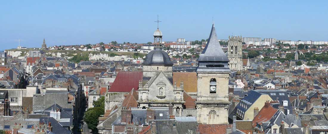 Dieppe, vue du Château-Musée