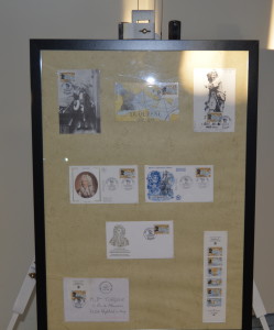petite exposition sur les timbres postaux dieppois et le lutrin de F Miellot présentés aux Amys et Amyes (3)