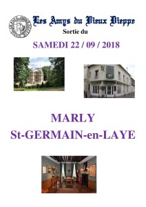 1 sortie Marly-St-Germain