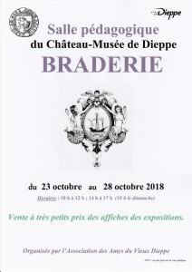 affiche braderie 2018