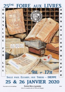 affiche 25ème FOIRE aux LIVRES