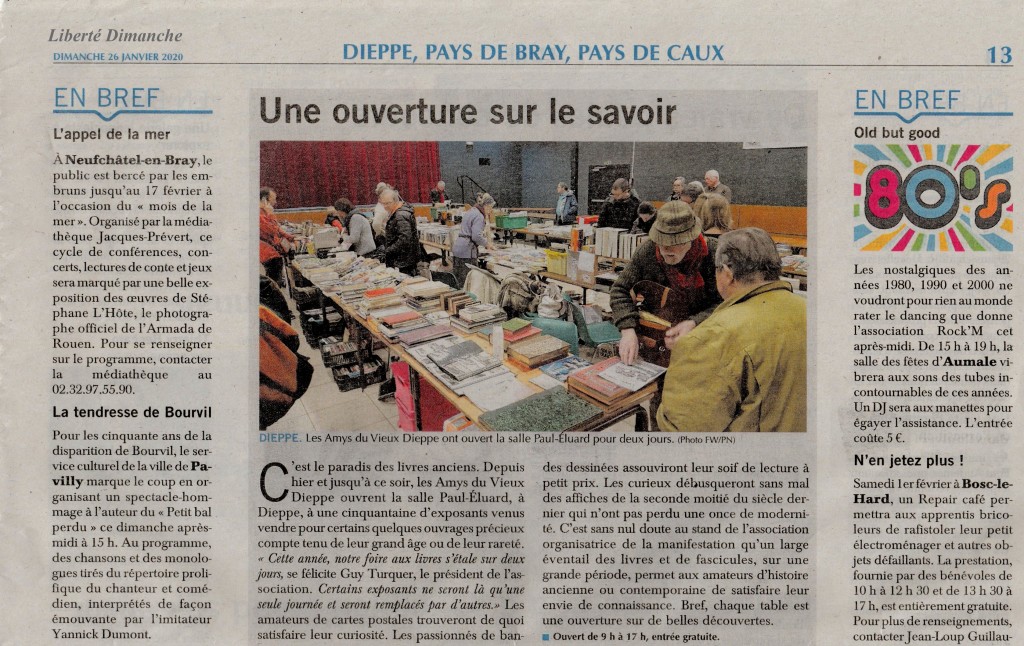 Liberté dimanche 26 janvier