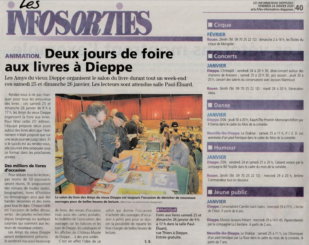 Informations dieppoises 24 janvier