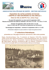 Exposition Dieppe et environs XXè siècle