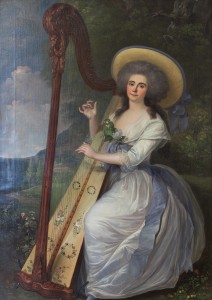 dame à la harpe